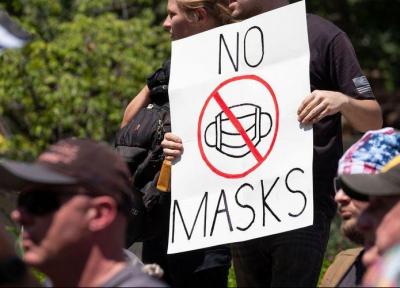گسترش جنبش ضد ماسک در اروپا
